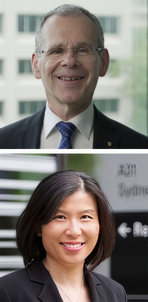 Pprofessor Anthony Weiss and Professor Anita Ho-Baillie