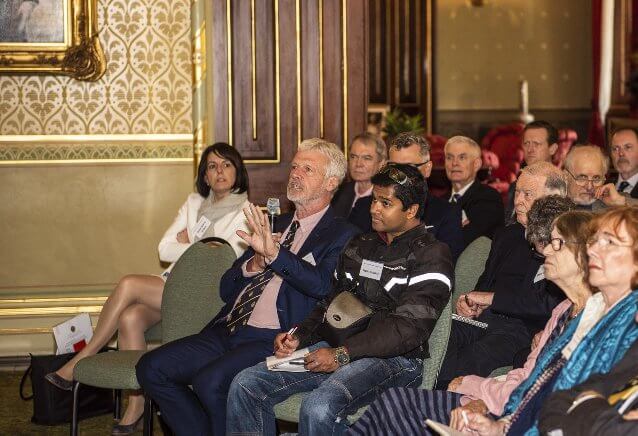 Ian Wilkinson and others in lecture